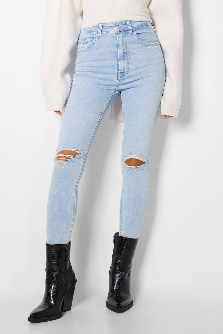 Super high-waist jeans