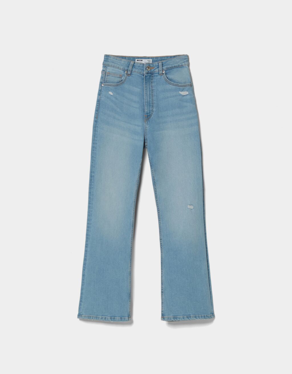 Blu M Bershka Jeggings & Skinny & Slim sconto 60% MODA DONNA Jeans Jeggings & Skinny & Slim Stampato