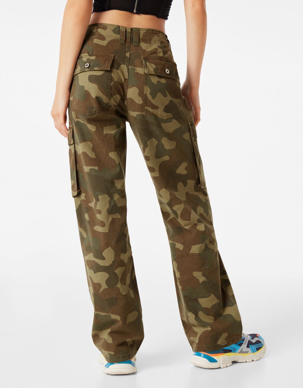 Pantaloni militari straight fit