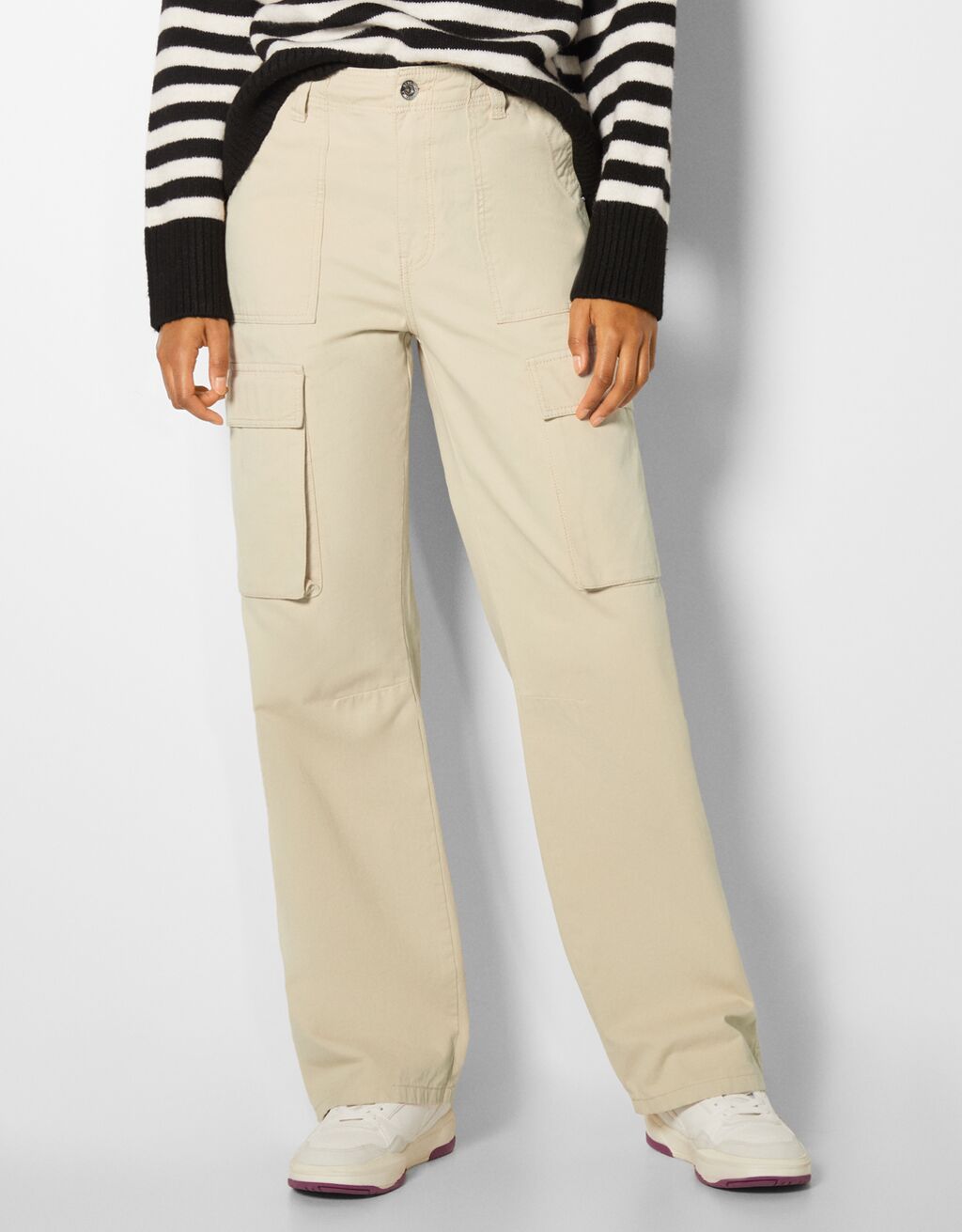 Pantalon regular coupe cargo