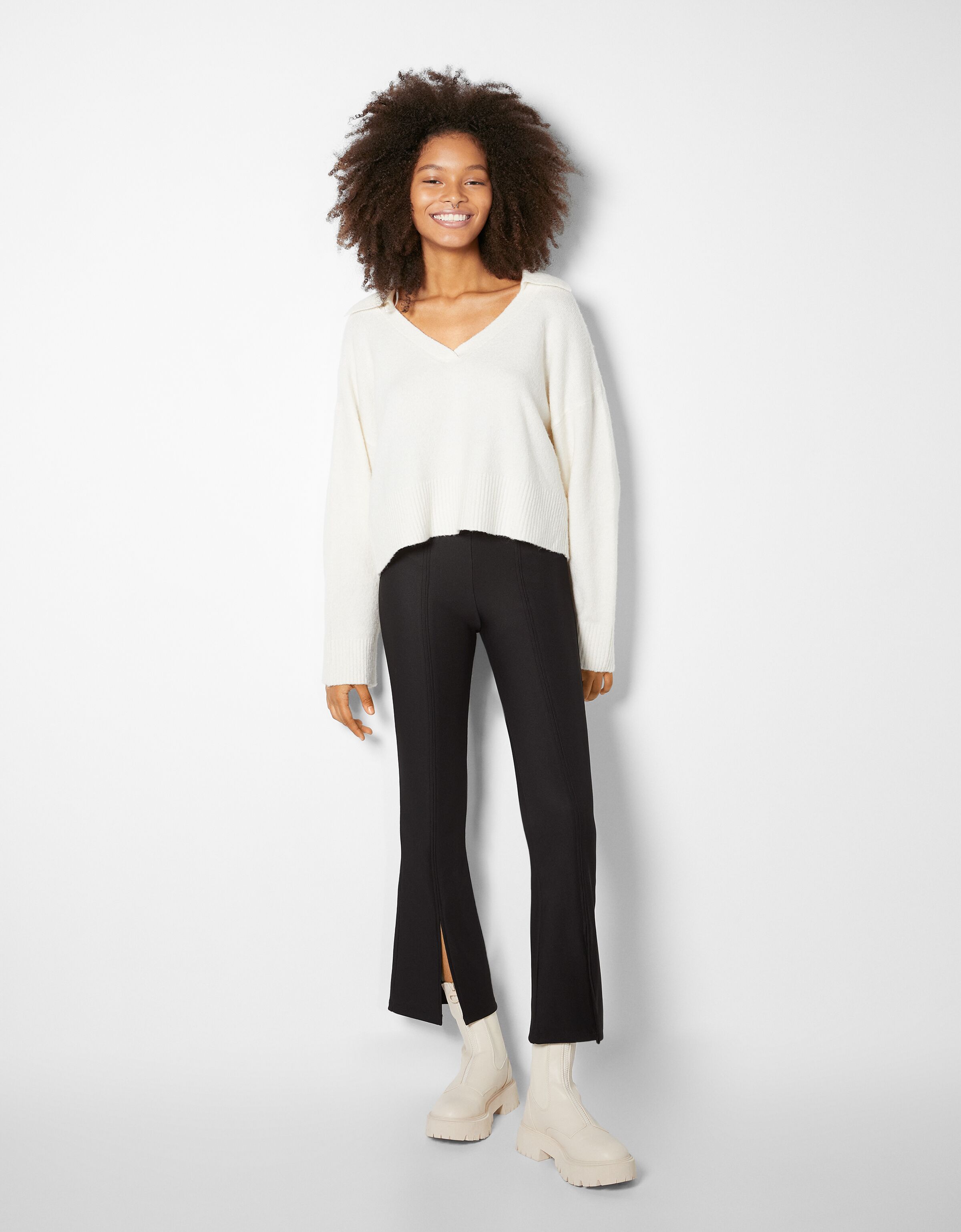 Kick flare Mujer Bershka