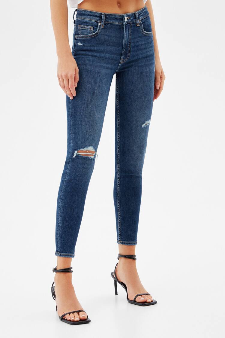 Jeans skinny pinggang rendah