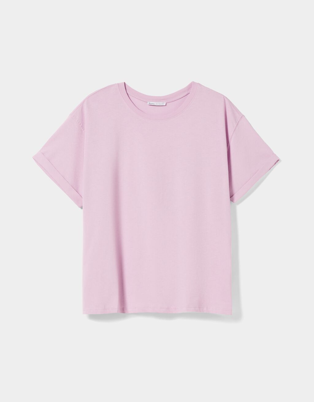 Oversized short-sleeved cotton T-shirt