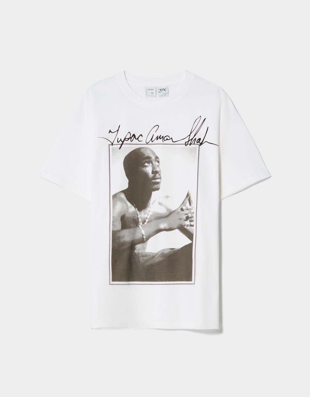 Κοντομάνικη μπλούζα με τύπωμα Tupac