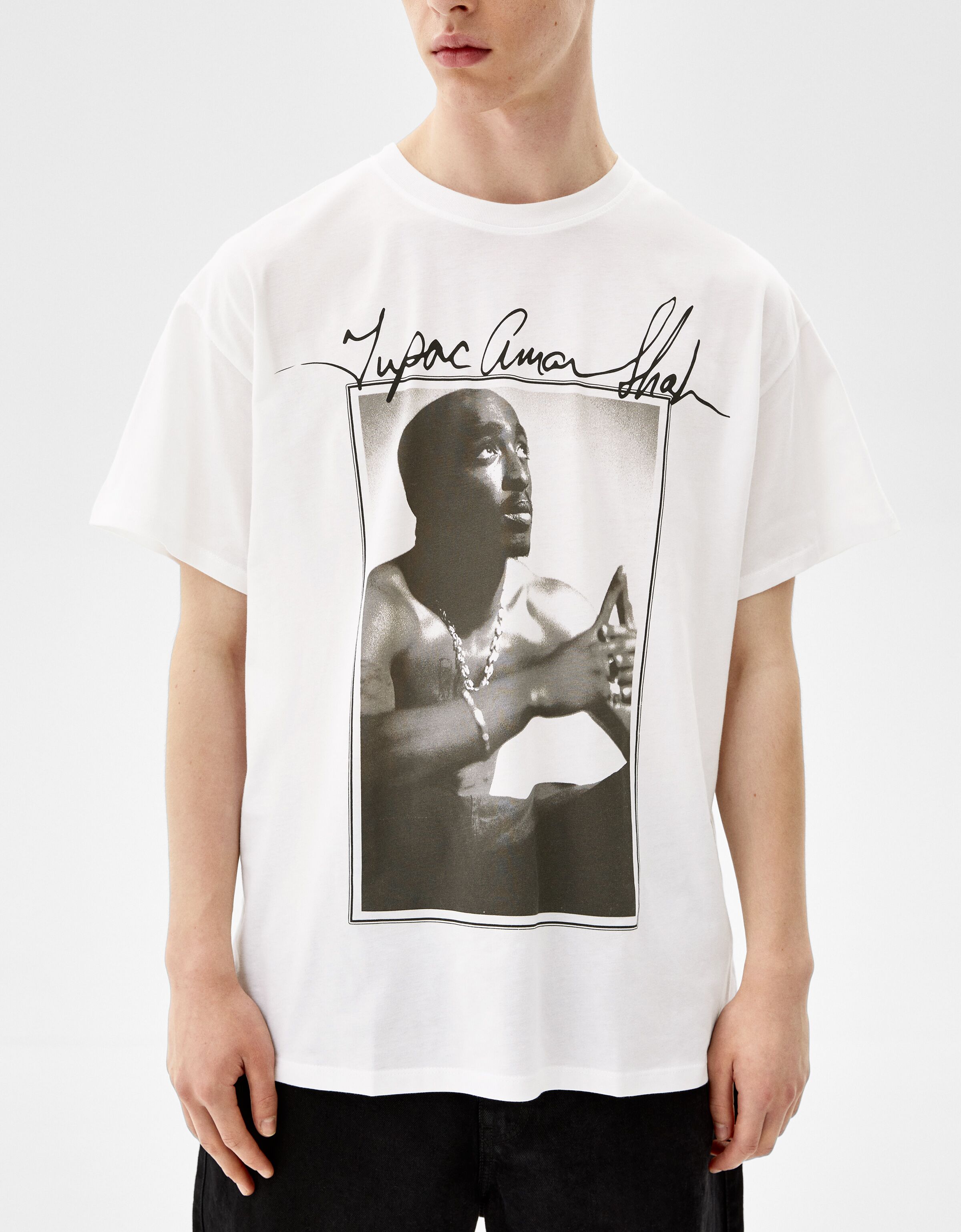 biggie t shirt bershka