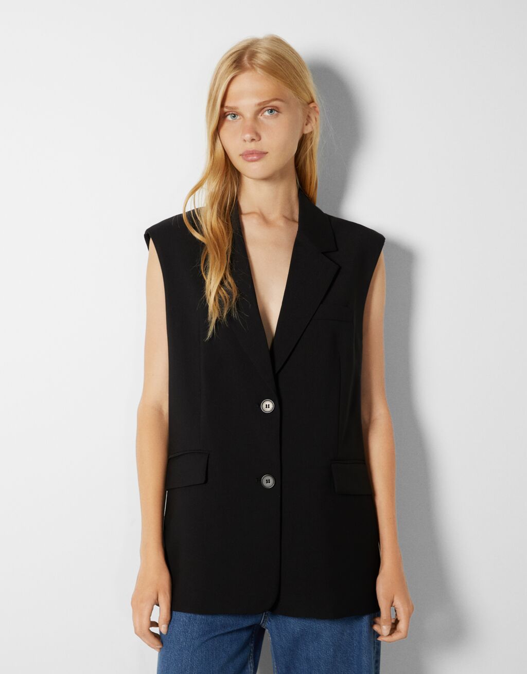 Lang tailored fit gilet