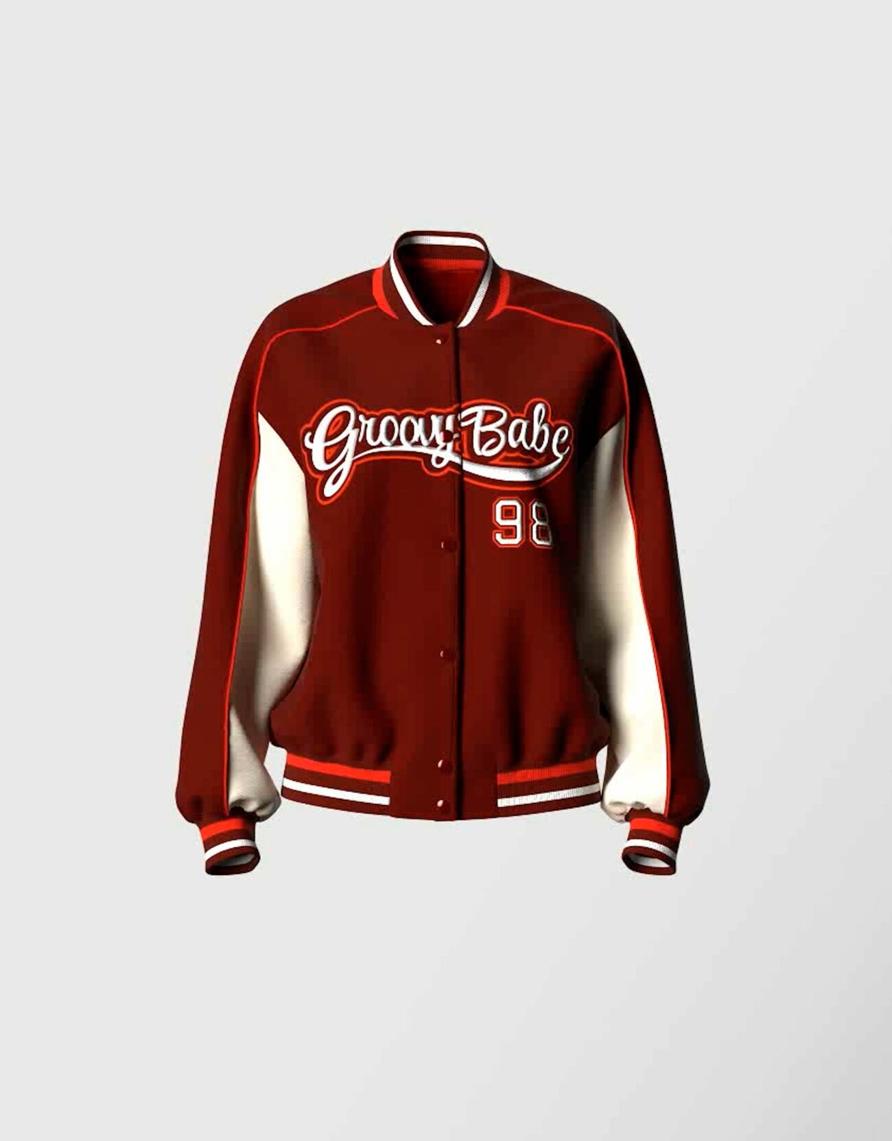 Varsity bomber jacket Woman Bershka
