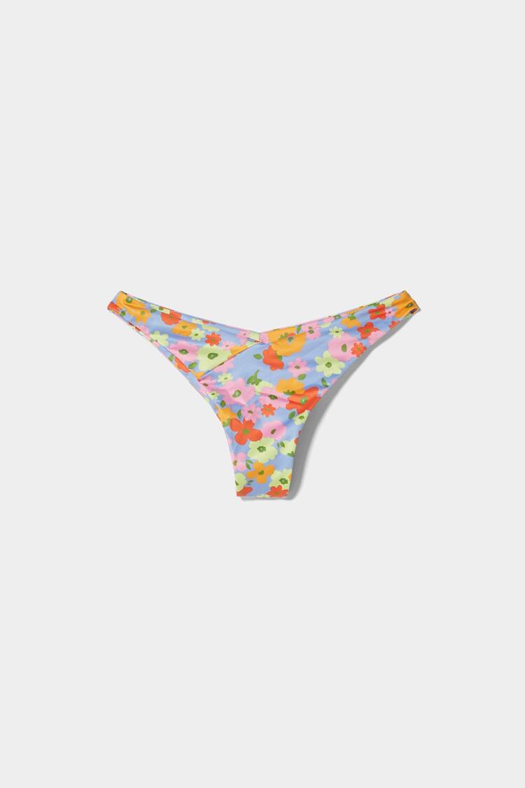 ’90s Floral bikini bottoms