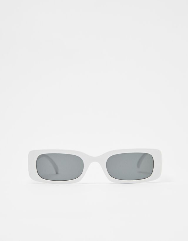 Accesorios Gafas de sol Gafas de sol cuadradas KRASS Gafas de sol cuadradas negro-color plata estampado tem\u00e1tico look casual 