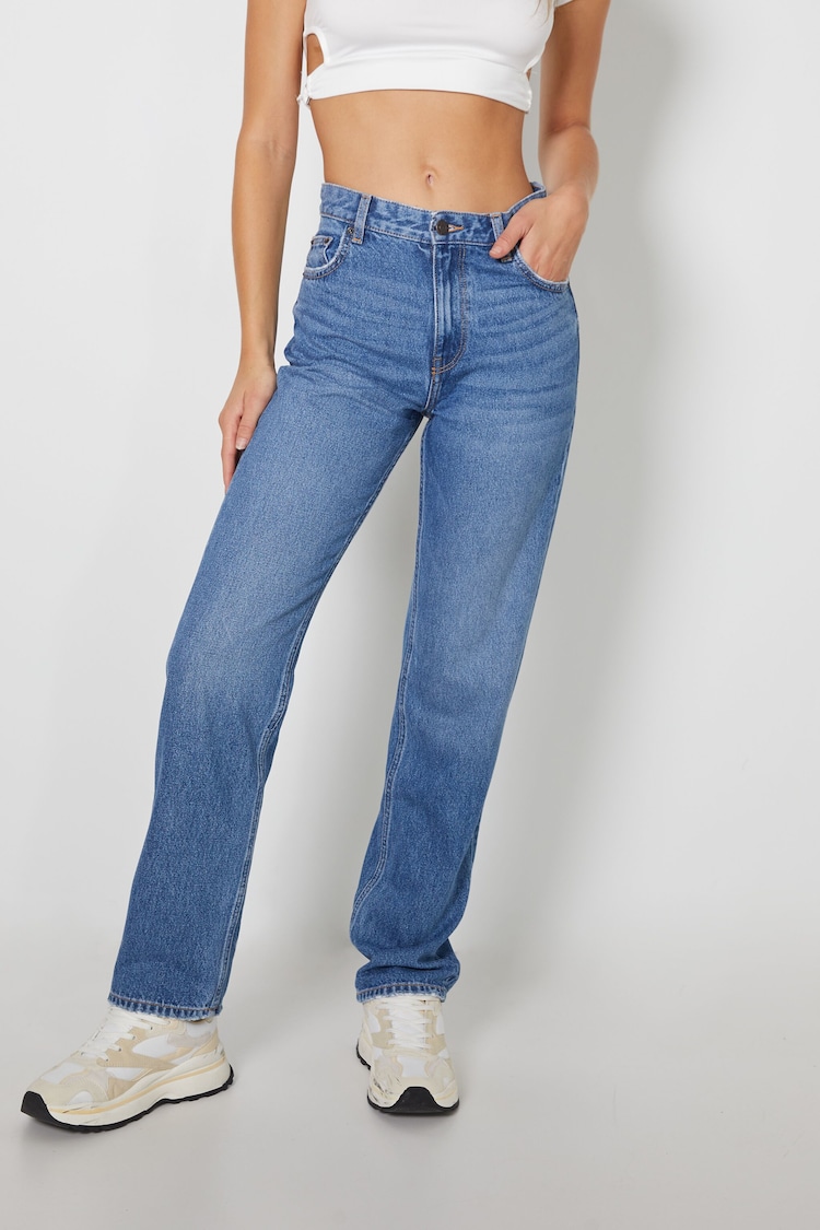Jeans hlače ravnega kroja