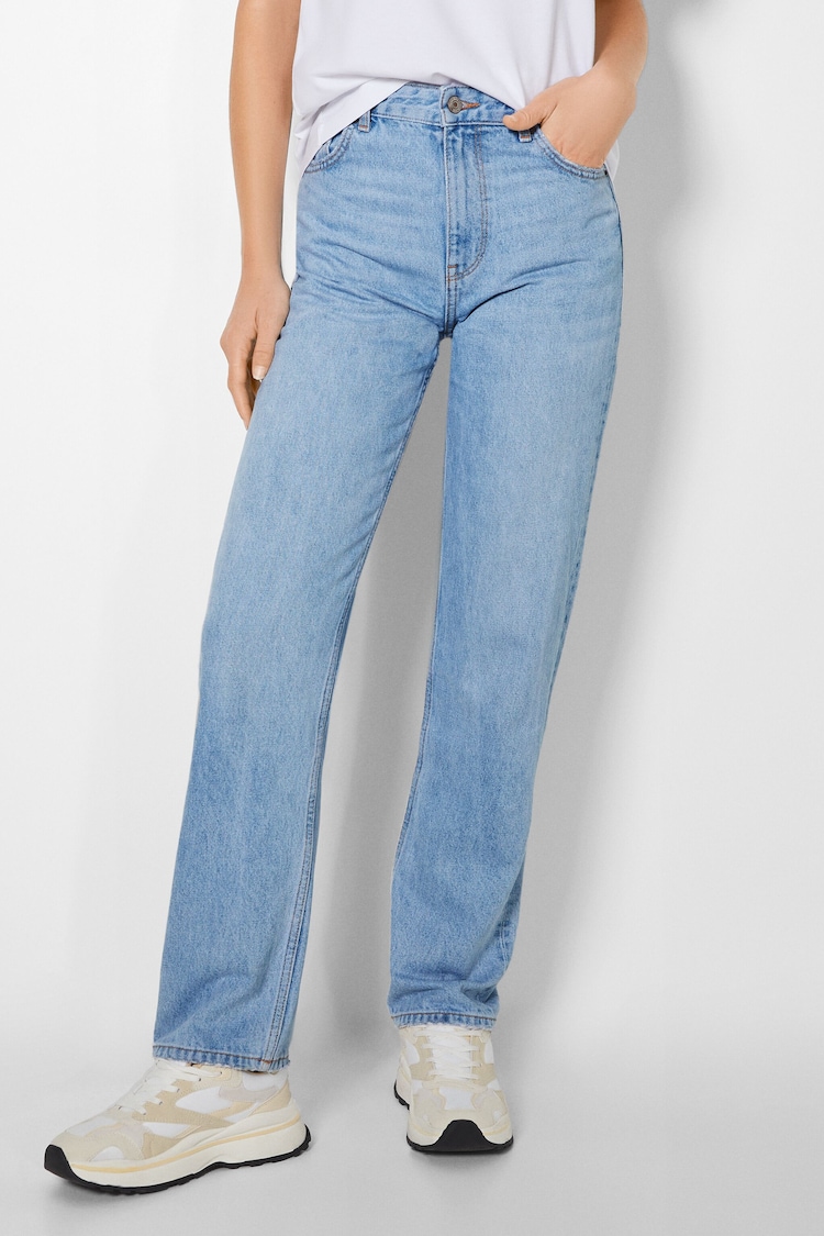 Jeans hlače ravnega kroja