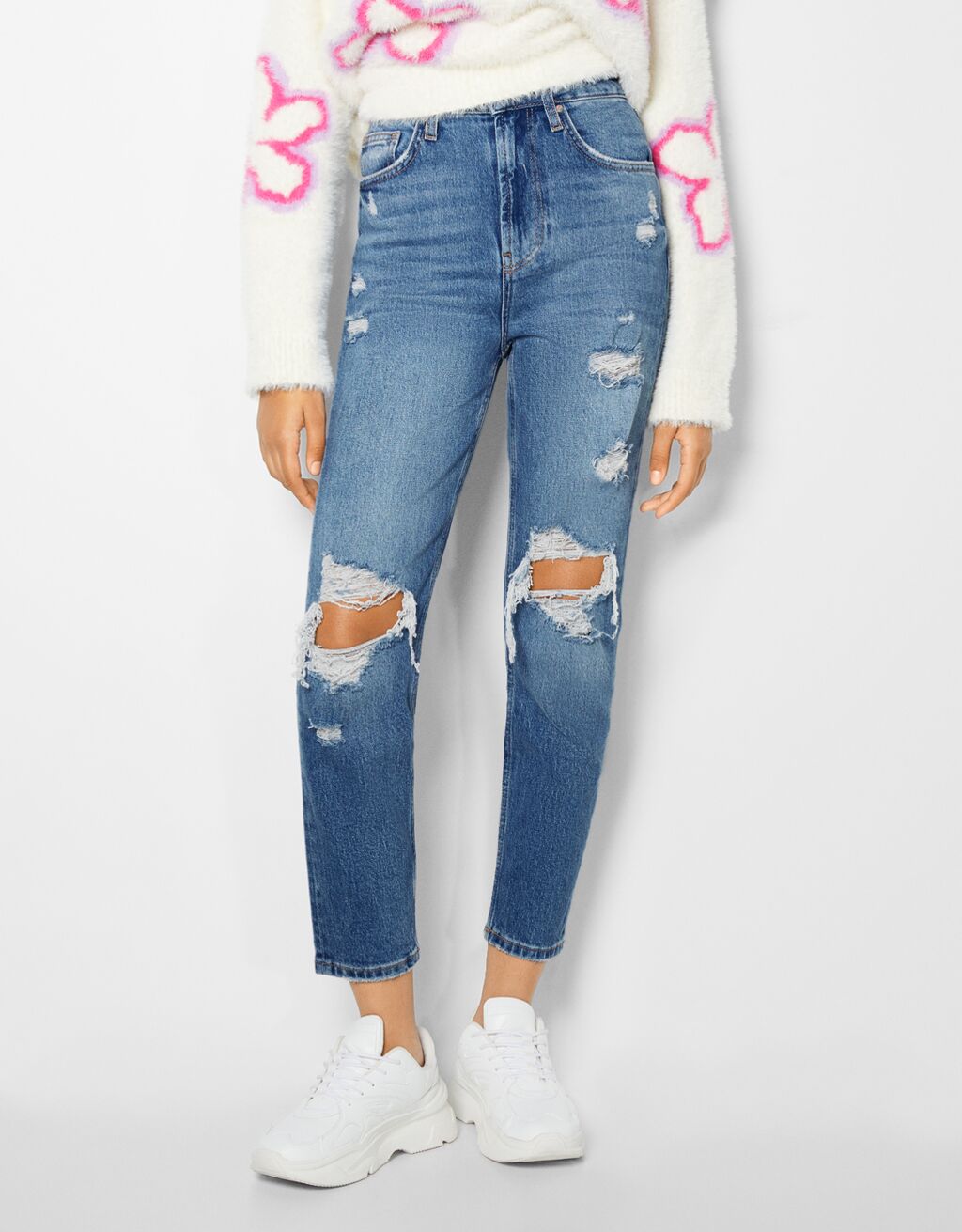 Ripped relax fit jeans