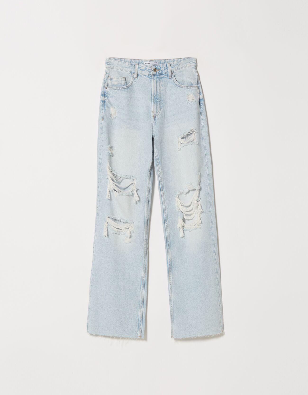 bershka ripped 90s jeans