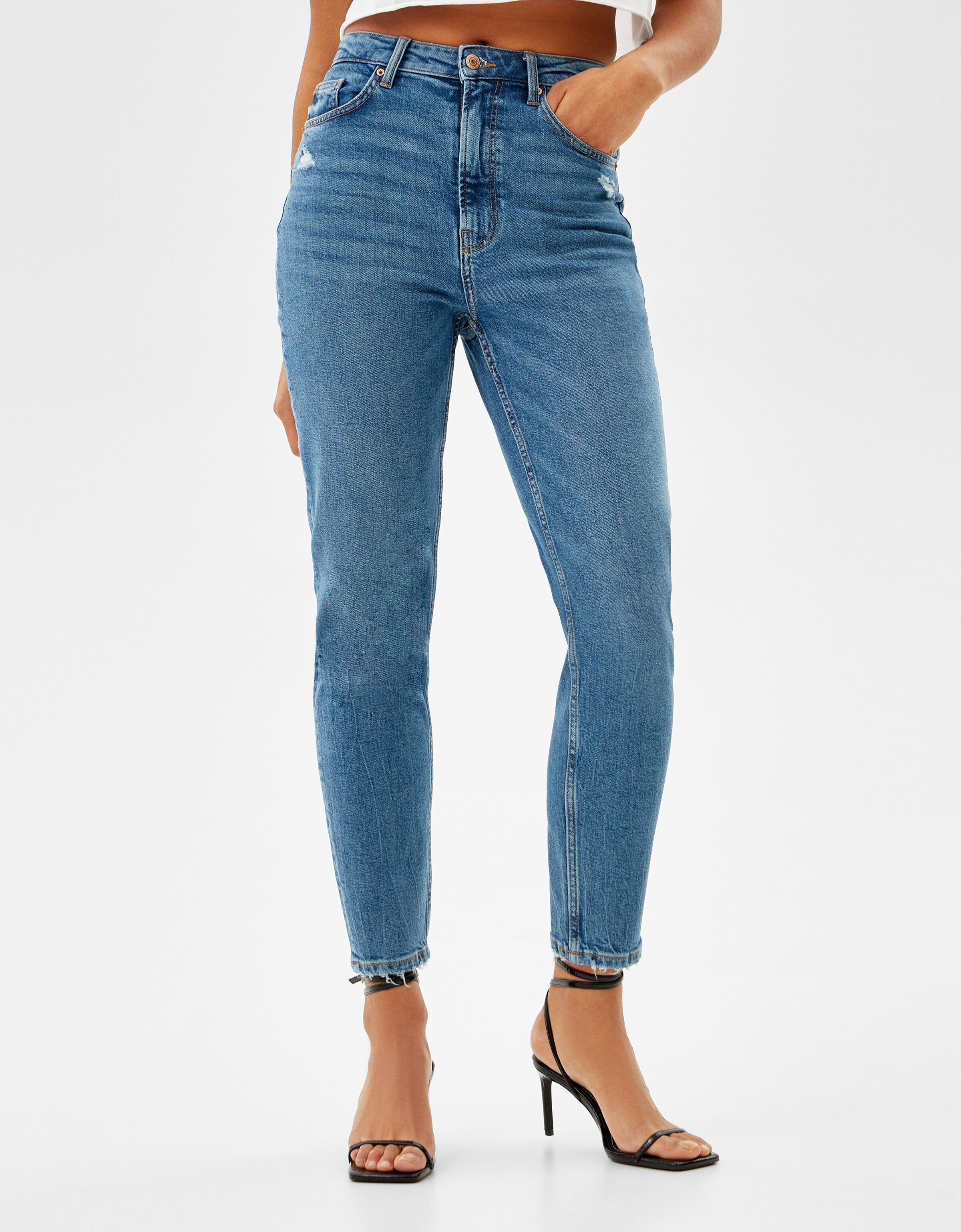 Slim comfort fit mom jeans - Woman 
