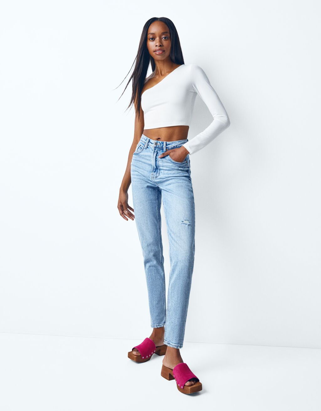 Mom-Jeans im Slim-Comfort-Fit