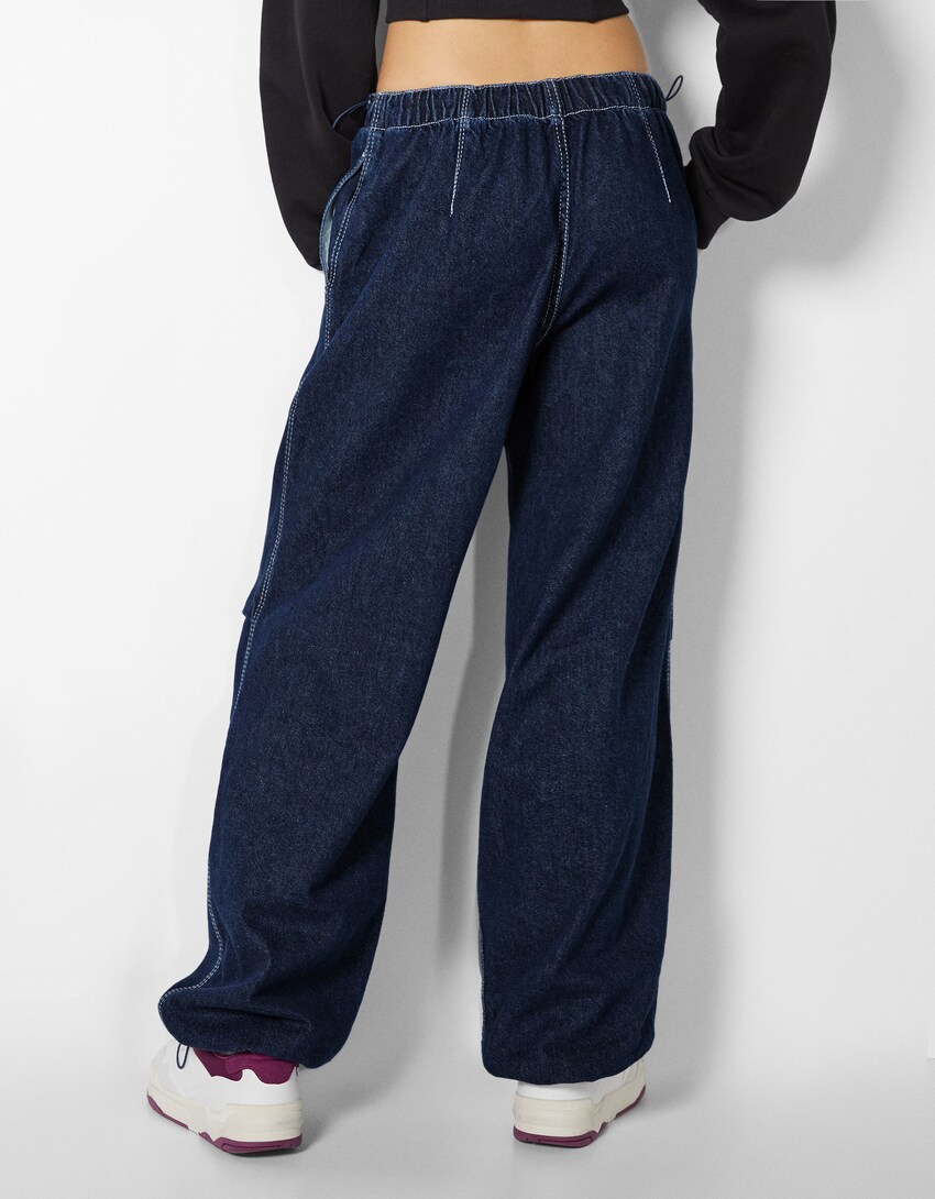 bershka parachute hose