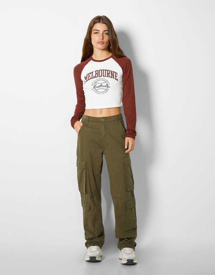 cargo trousers bershka