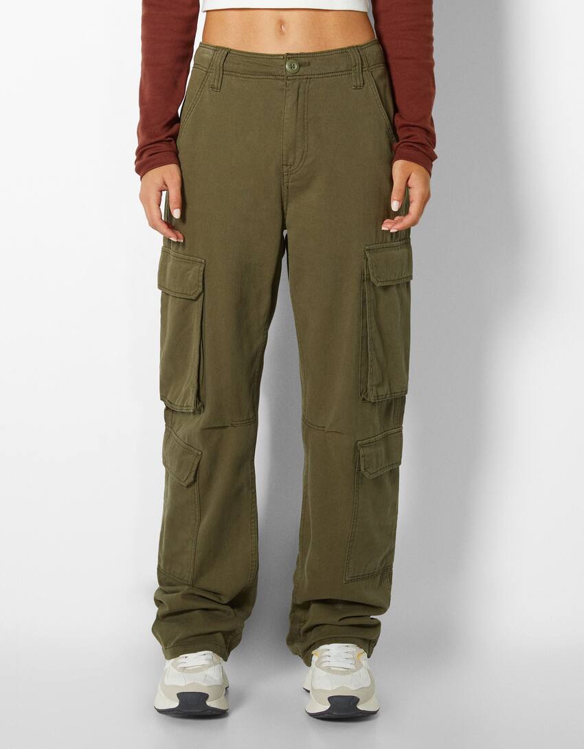 cargo trousers bershka