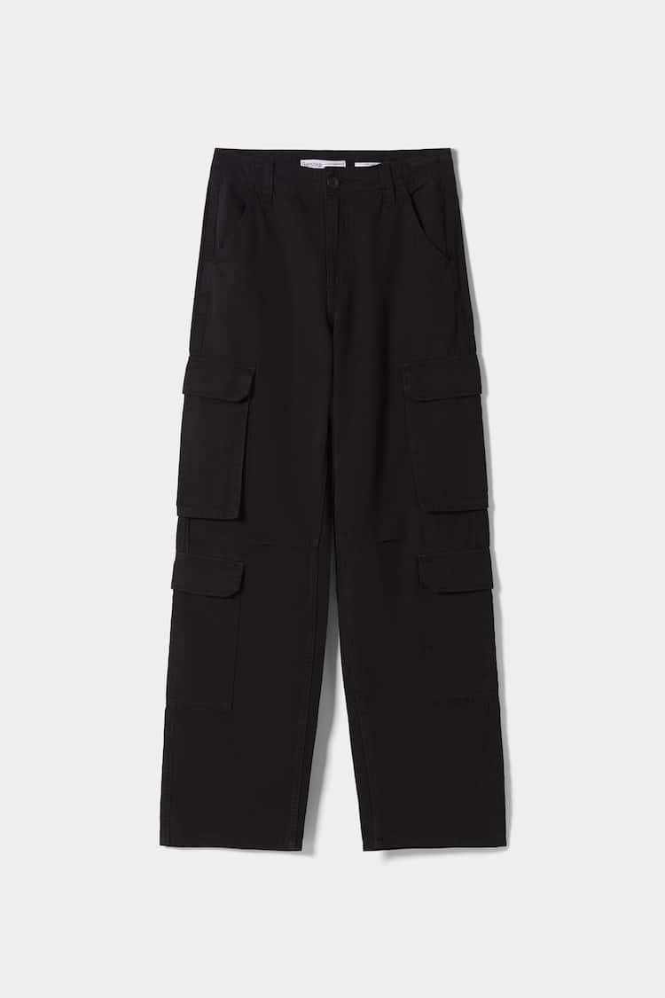 Twill multipocket cargo trousers