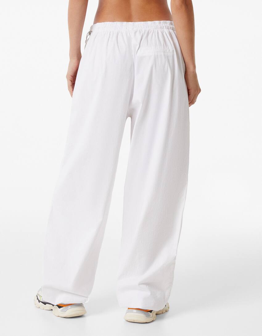 bershka parachute hose