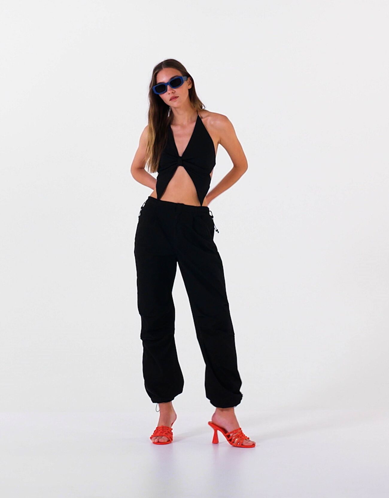 bershka parachute hose