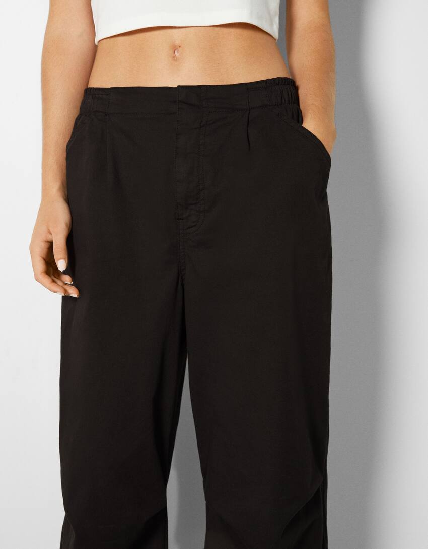 bershka parachute hose