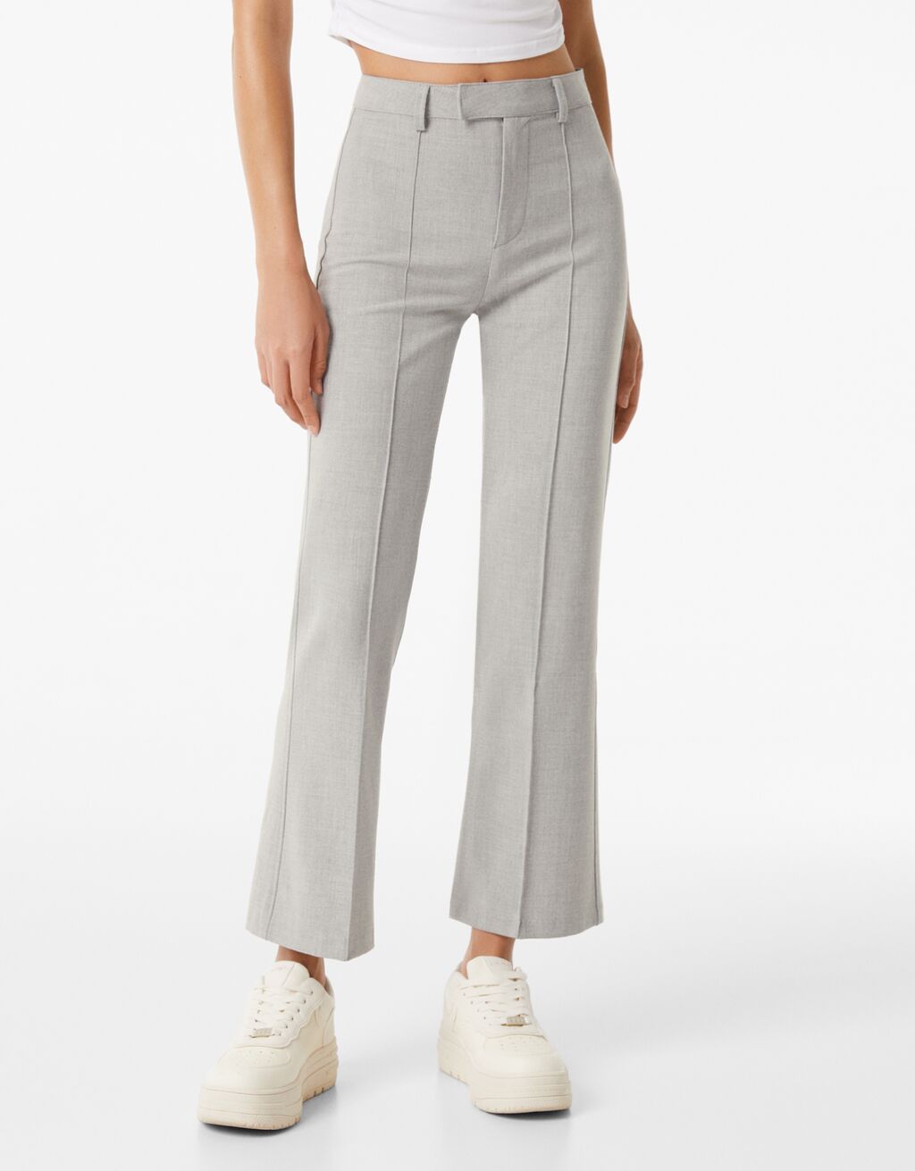 Tailored kick flare trousers