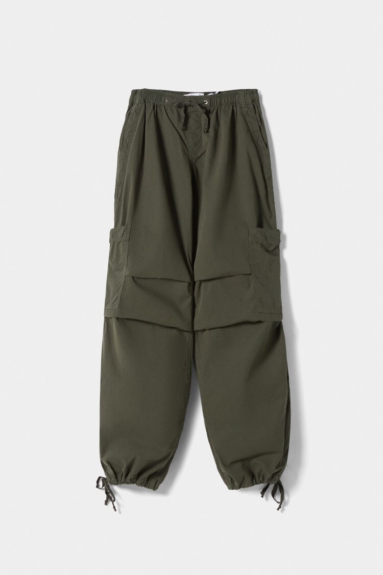 Parachute cargo trousers