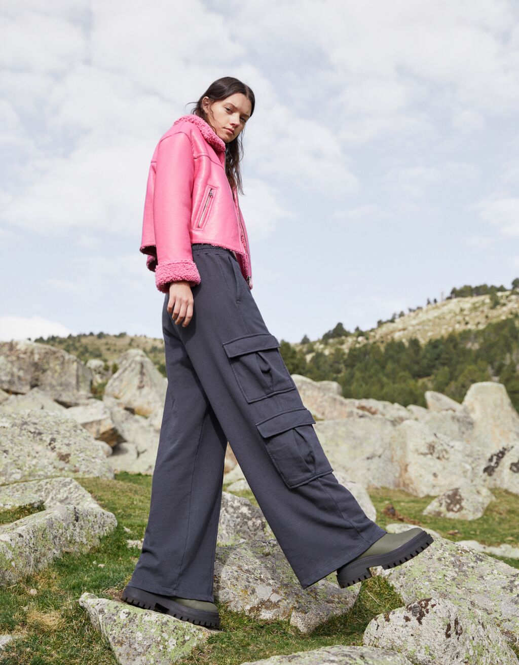 WOMEN FASHION Trousers Slacks Basic Bershka slacks discount 63% Red 40                  EU 