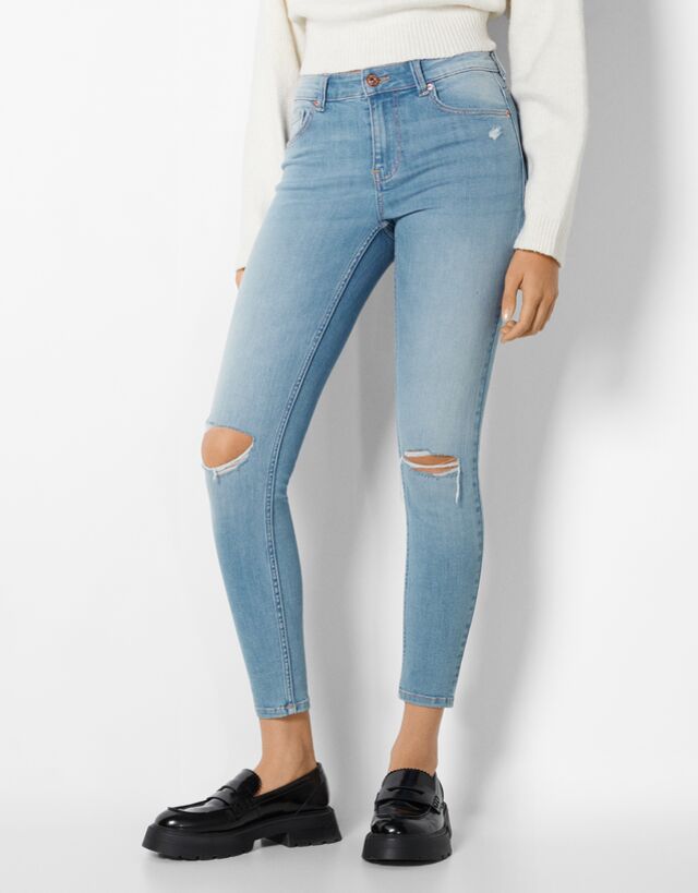 Jeans skinny up Mujer | Bershka