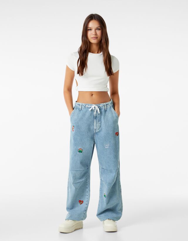 bershka baggy pants