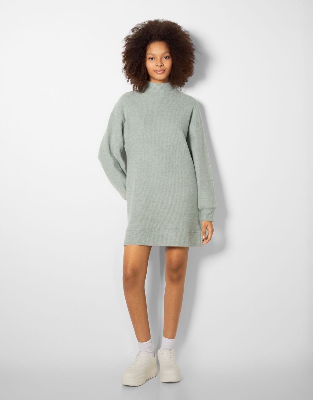 Long sleeve shift dress - Dresses 
