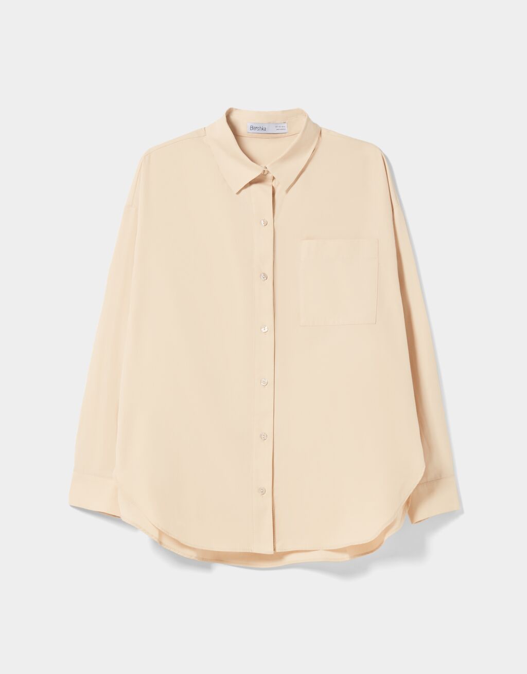Bershka Bluse DAMEN Hemden & T-Shirts Bluse Lingerie Beige/Schwarz XS Rabatt 59 % 