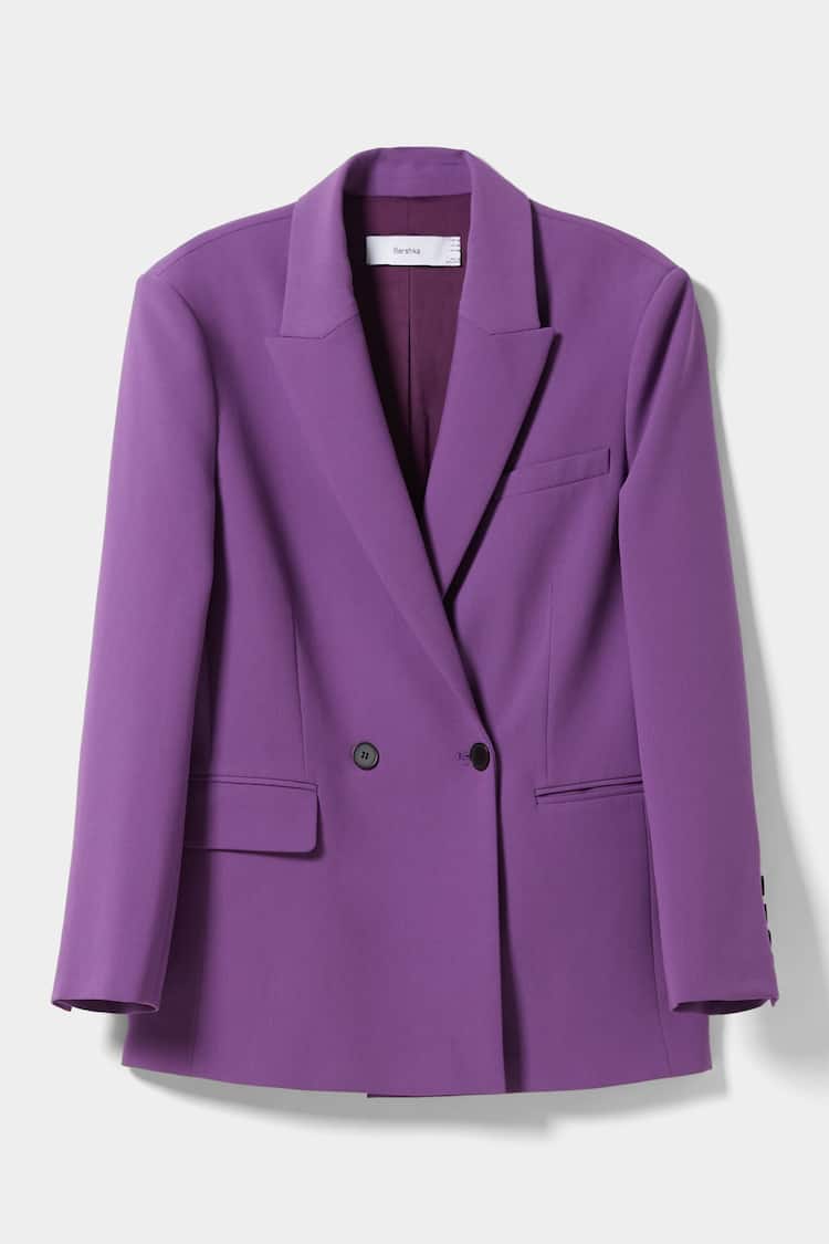 Tailored blazer with buttons