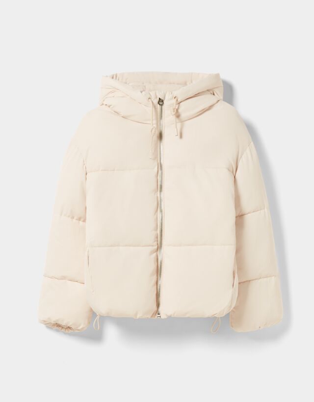 Oversize hooded puffer jacket - Jackets 