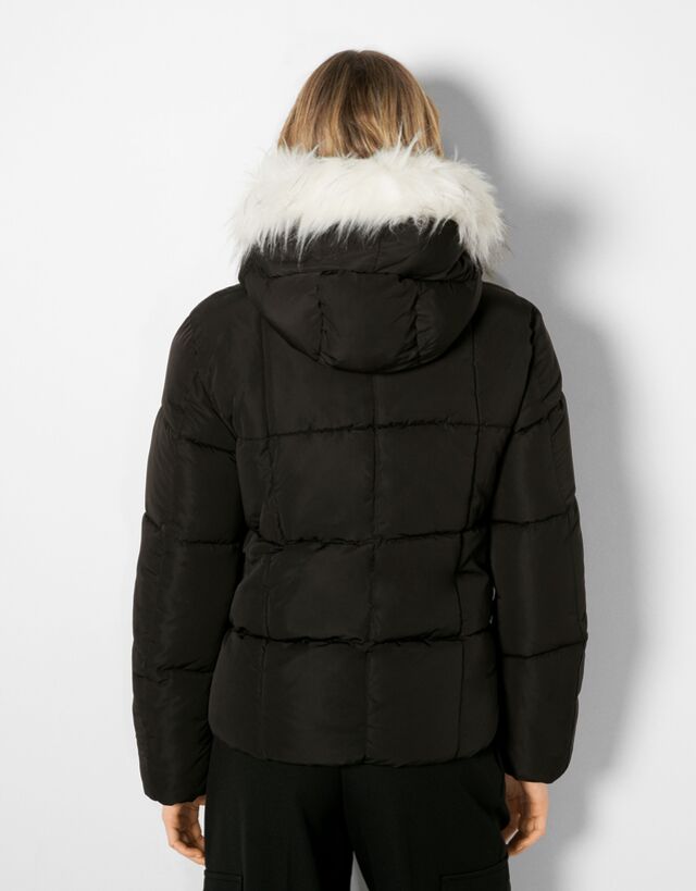 topshop coats fur hood