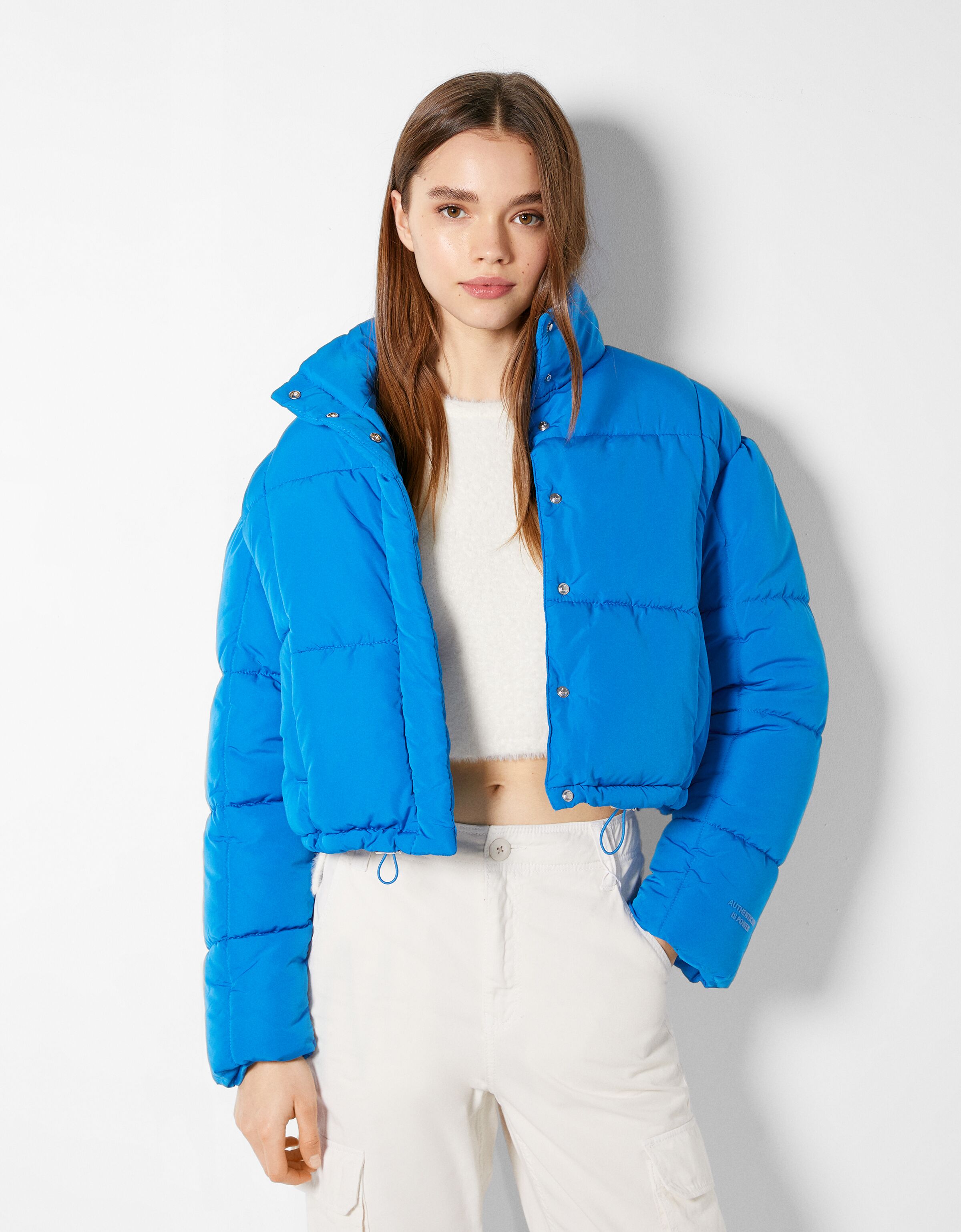 Short puffer jacket - Jackets - Woman 
