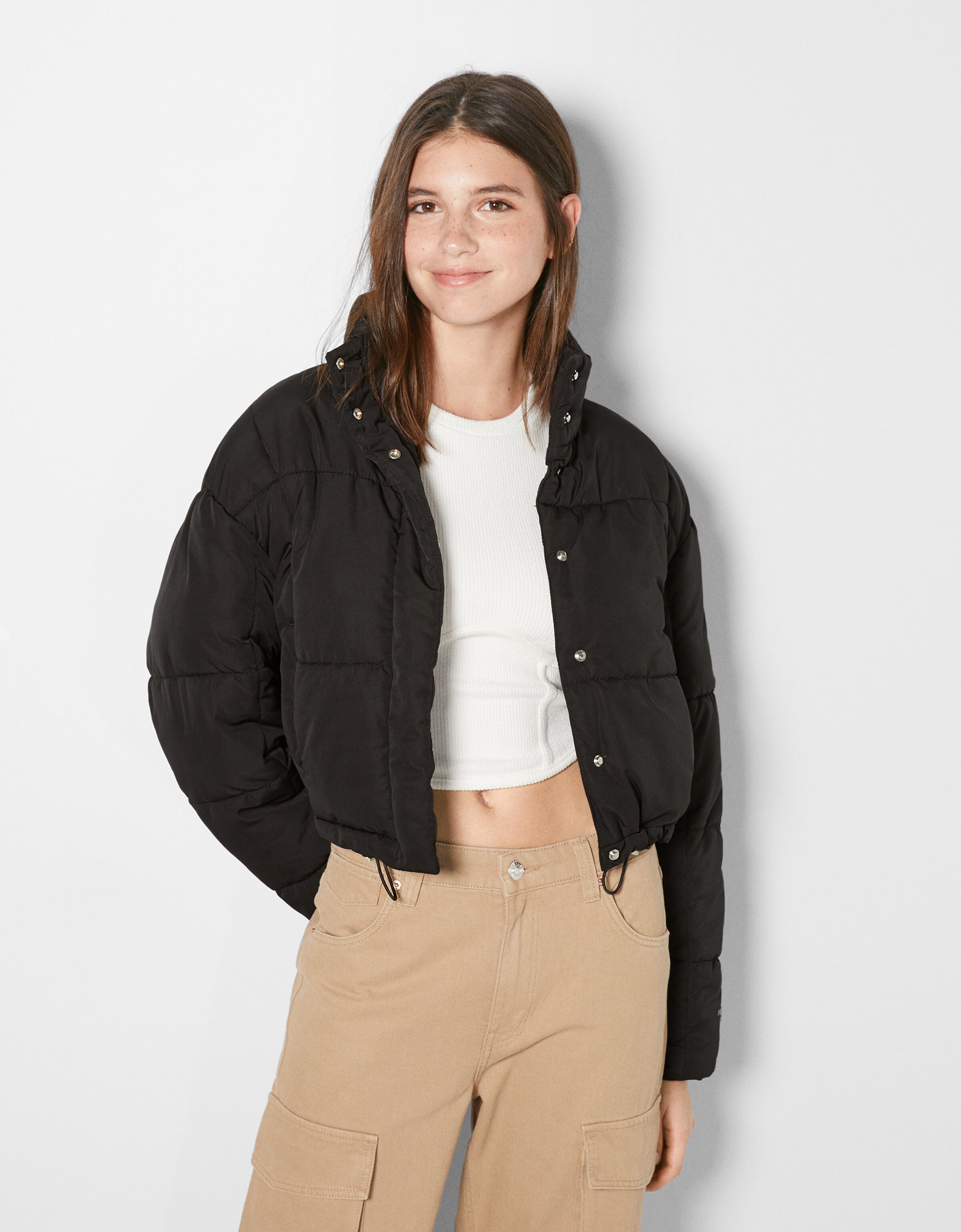 Short puffer jacket - Jackets - Woman 