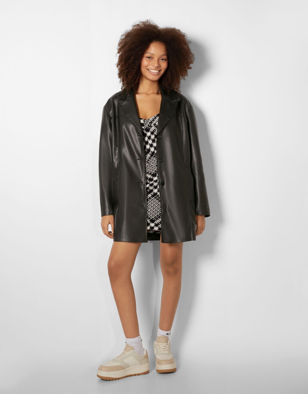 Blazer Donna Maniche 3/4 Elegante - Tinta Unita, Slim Fit, Per Ufficio O Casual - Poliestere Ed Elastan - Foto 4