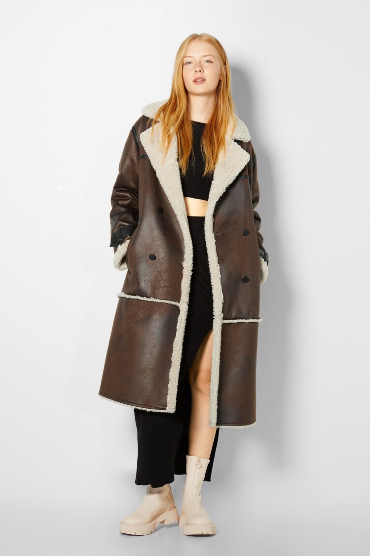Long double-faced coat