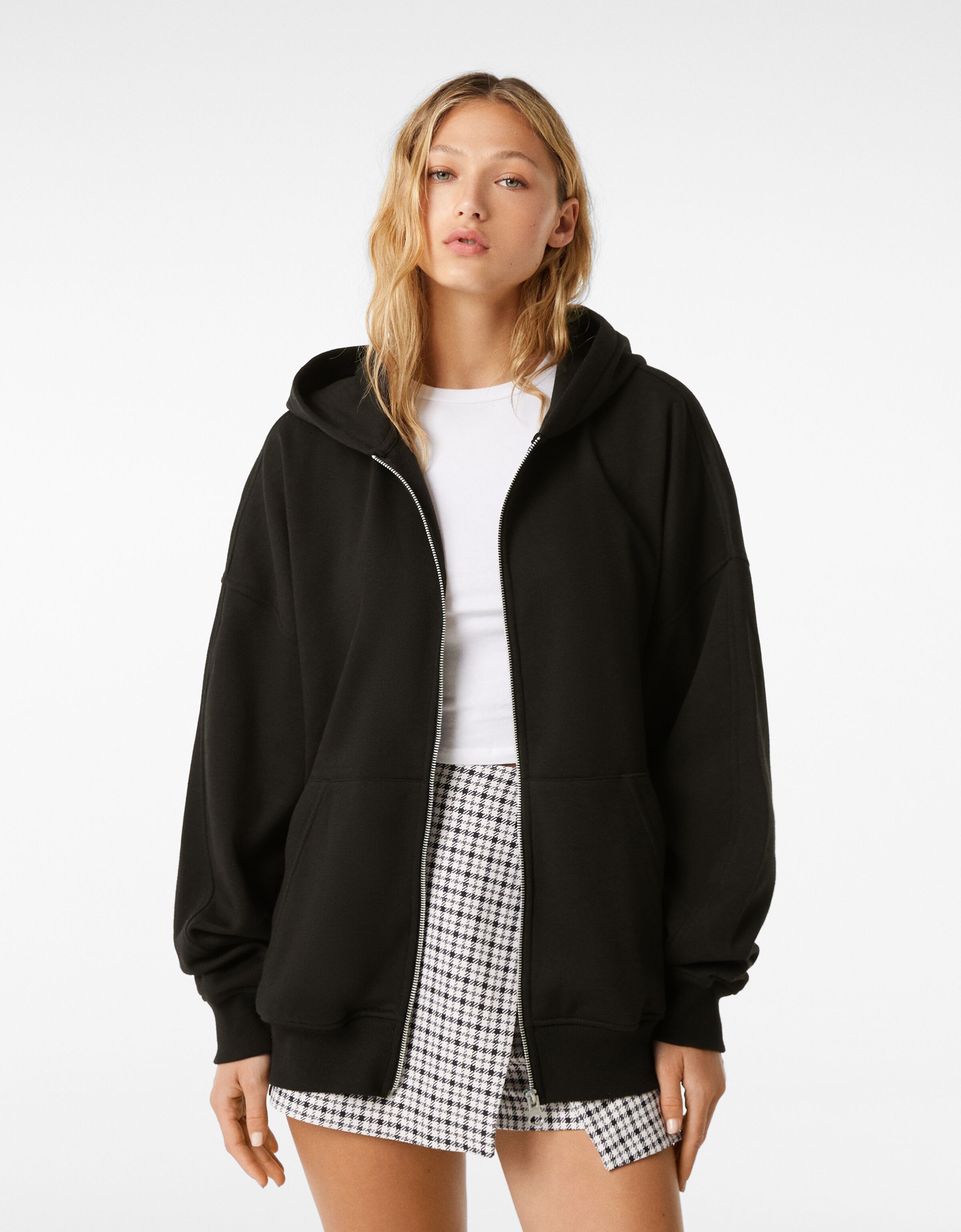 Oversize zip-up hoodie - Sweatshirts 