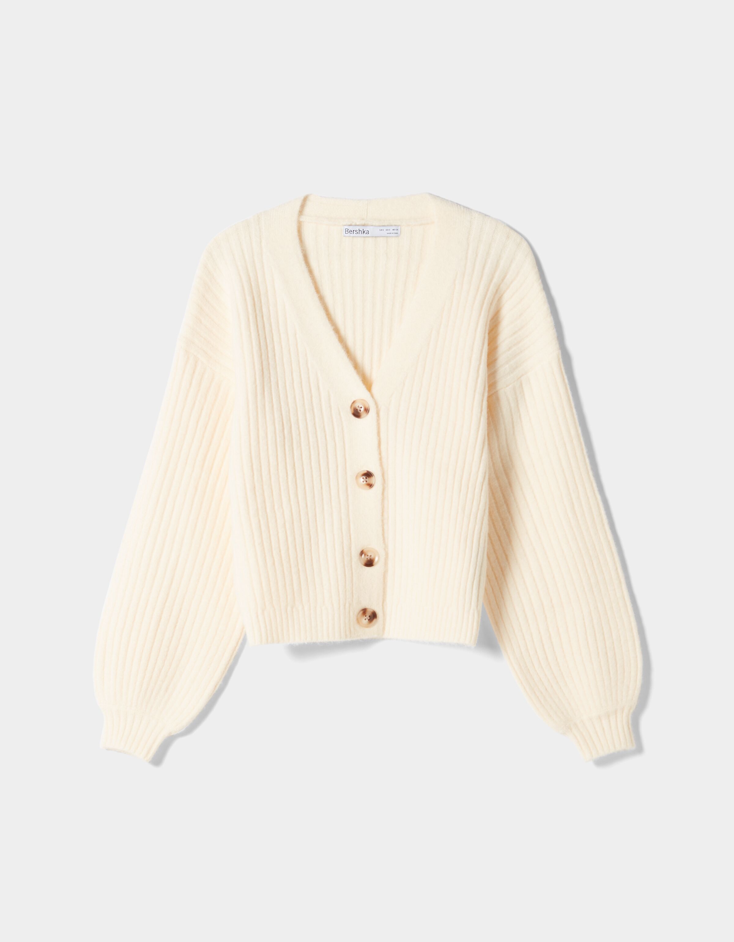 Ribbed cardigan - Sweaters and 