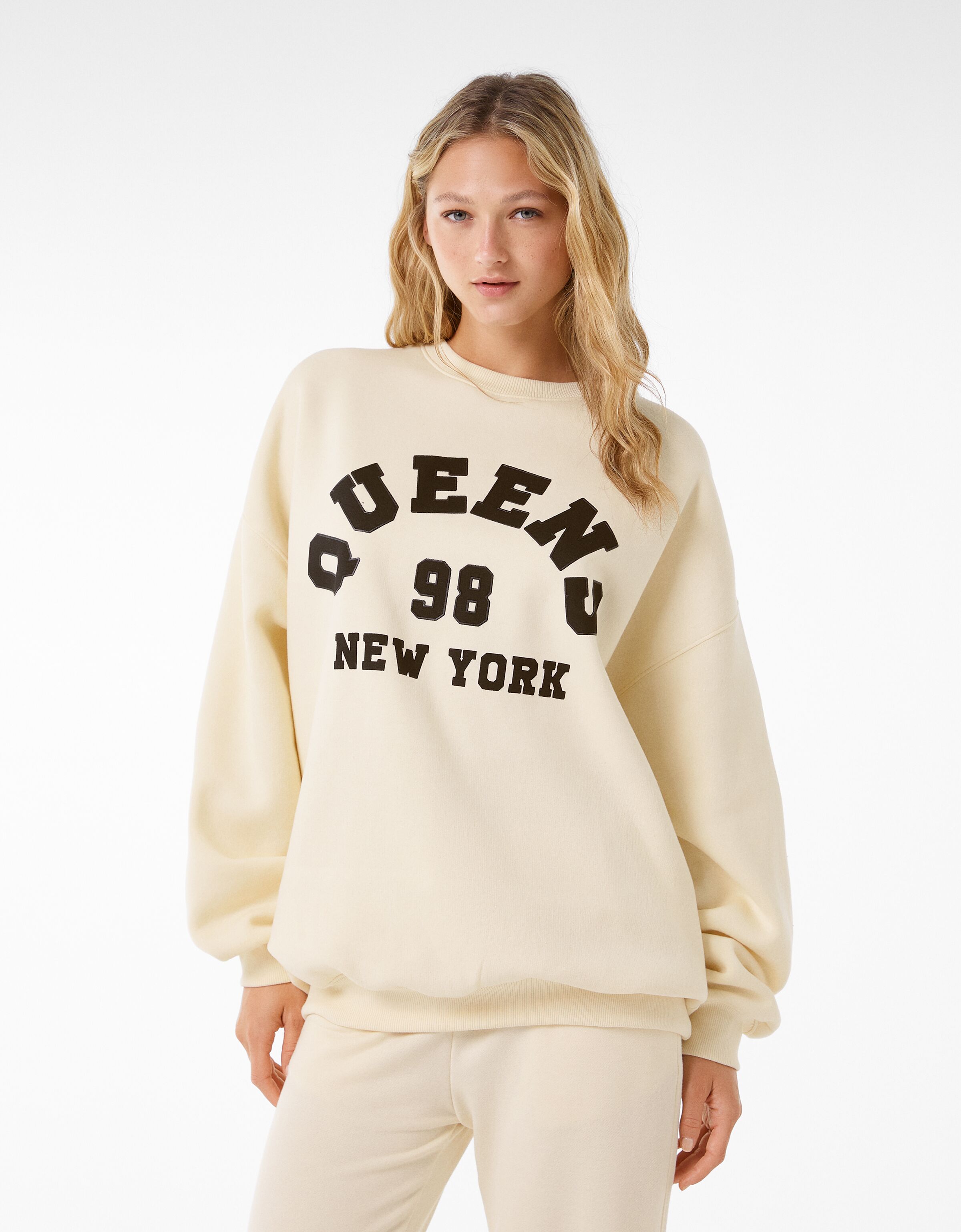 Oversized printed sweatshirt 