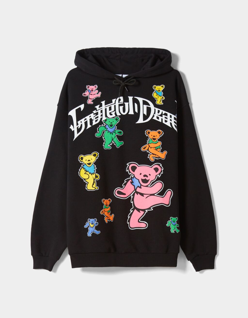 Capuchonsweater met Grateful Dead-print