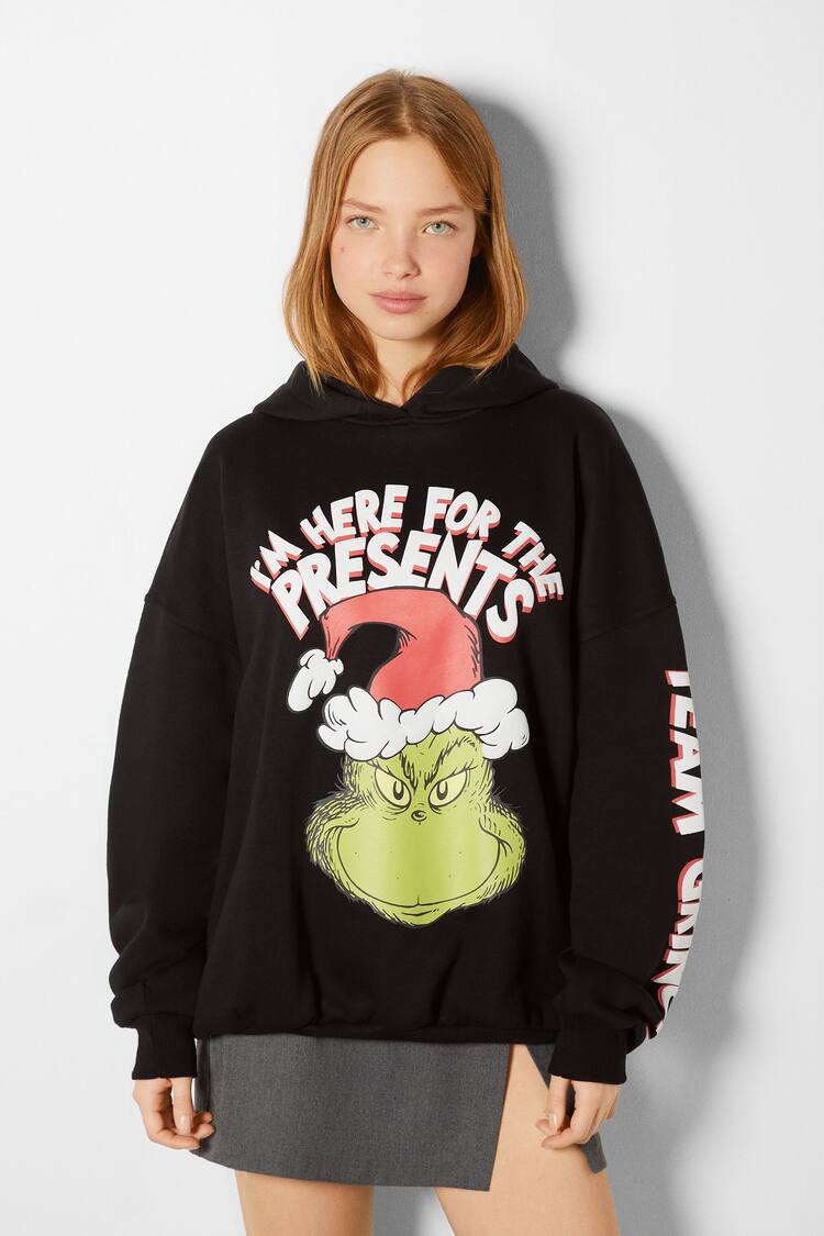 The Grinch print hoodie