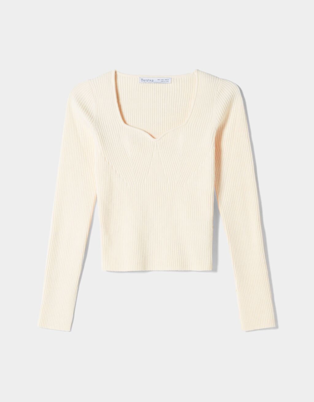 Bershka Pullover DAMEN Pullovers & Sweatshirts Pullover Stickerei Beige S Rabatt 65 % 