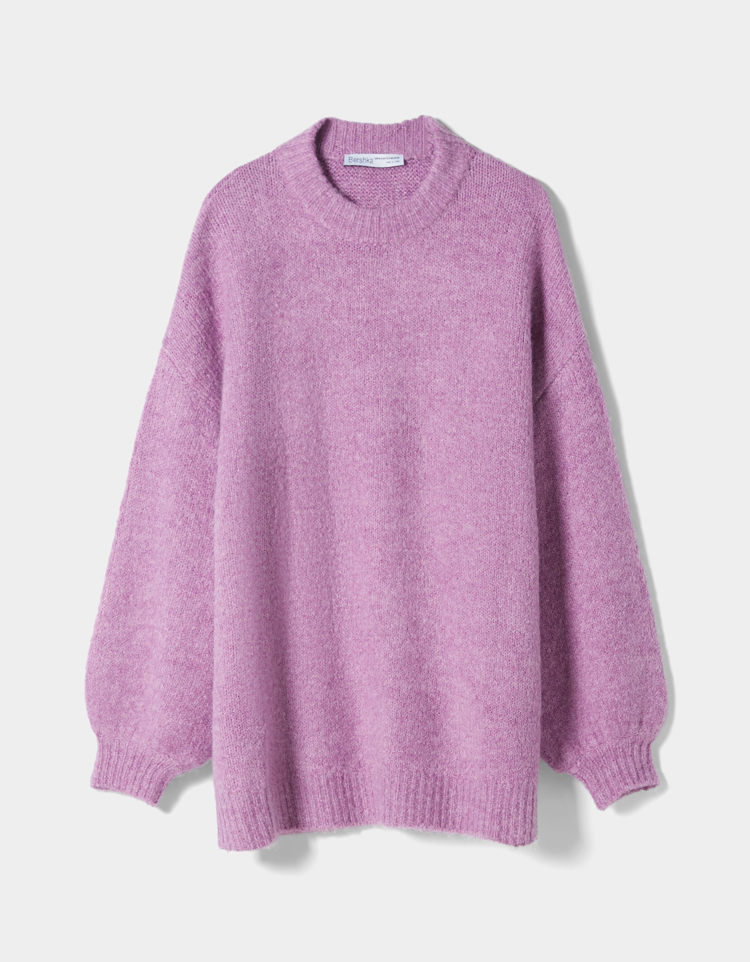 bershka purple zebra jumper