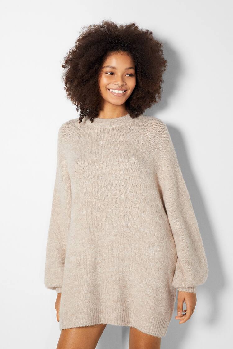 Sweater com decote redondo