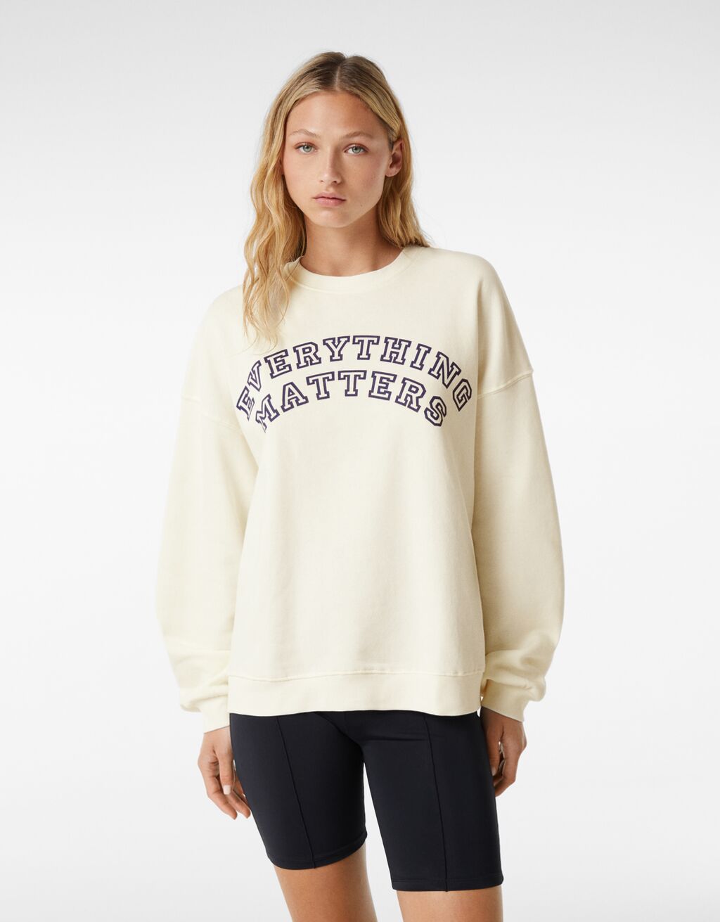 Bedrucktes Oversize-Sweatshirt