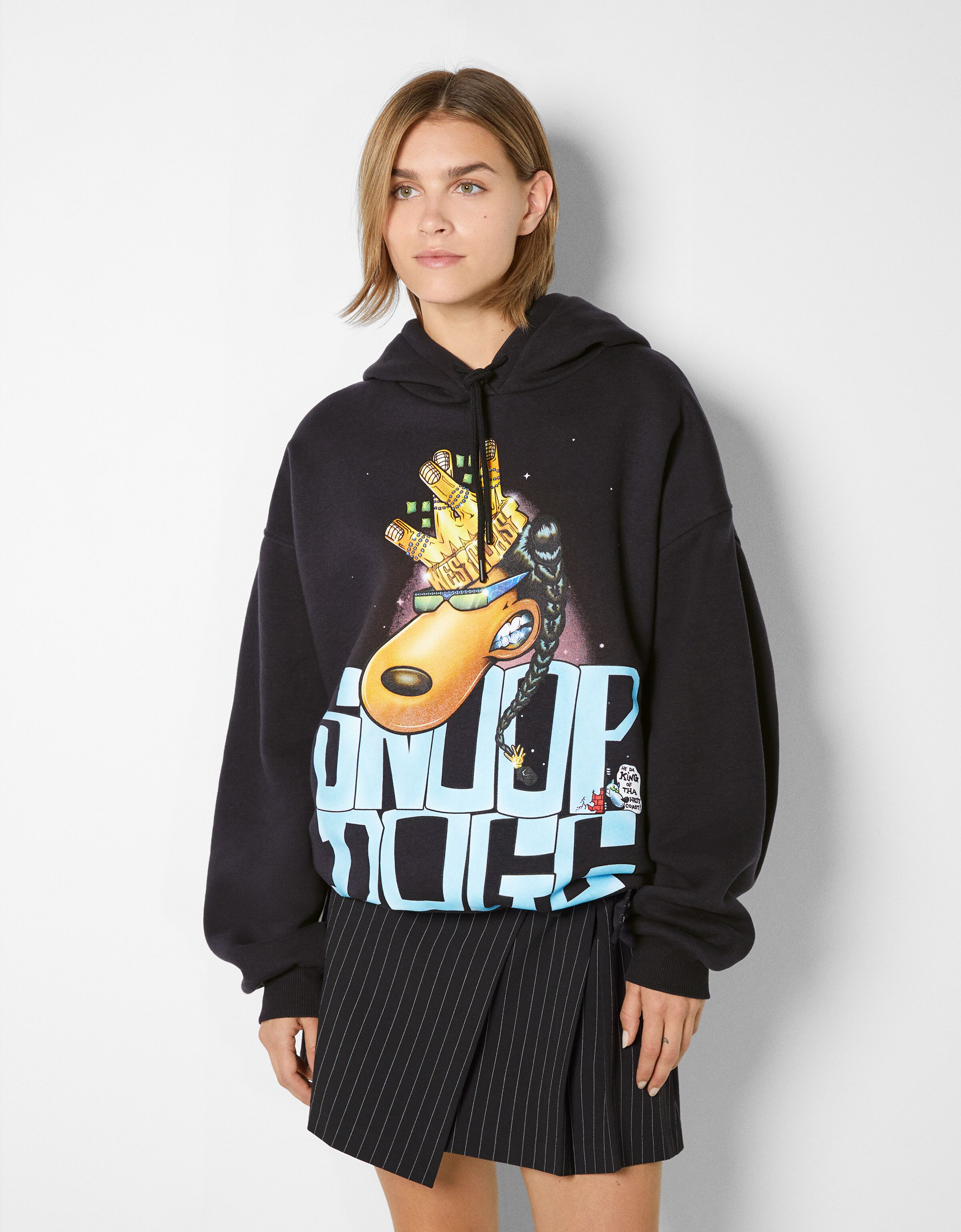 Snoop Dogg print hoodie - Woman | Bershka